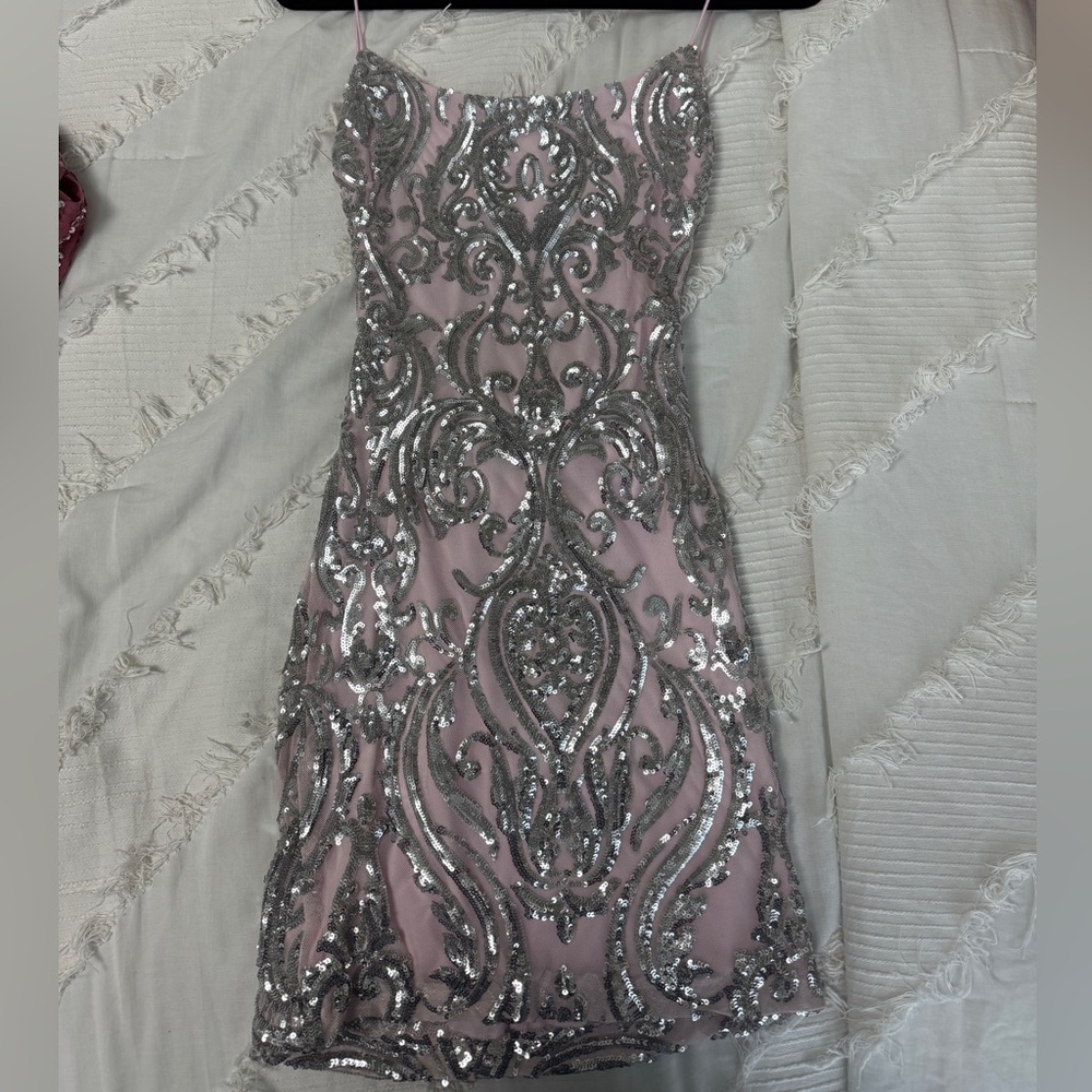Windsor Homecoming Sequin Bodycon Backless Dress